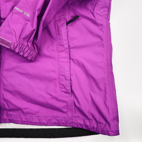 The North Face HyVent Rain Shell Jacket Women’s XL Magenta Waterproof - Picture 7 of 9